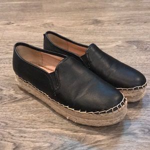 Black espadrille